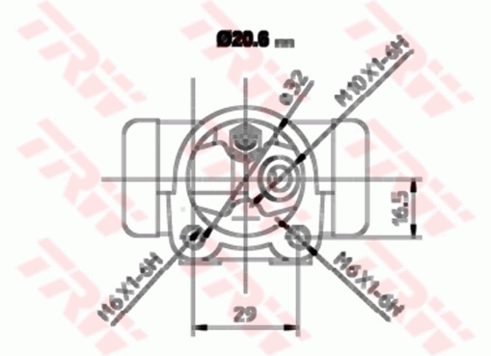 TRW Wielremcilinder BWF157