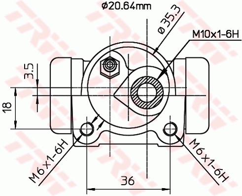 TRW Wielremcilinder BWF161