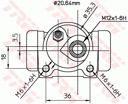 TRW Wielremcilinder BWF169
