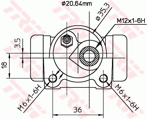 TRW Wielremcilinder BWF171