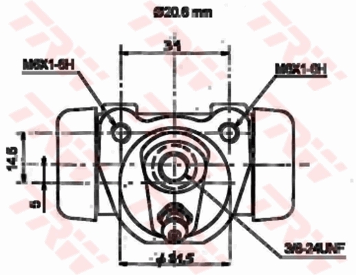 TRW Wielremcilinder BWF184