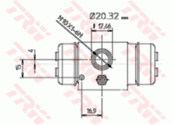 TRW Wielremcilinder BWF195