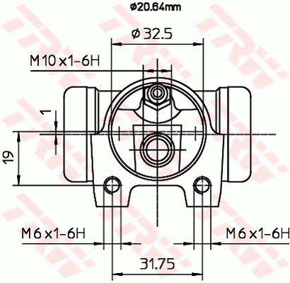 TRW Wielremcilinder BWF245