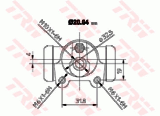 TRW Wielremcilinder BWF252