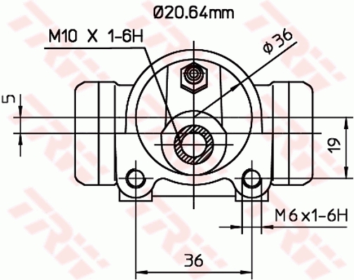 TRW Wielremcilinder BWF254