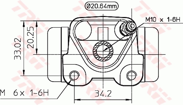 TRW Wielremcilinder BWF273