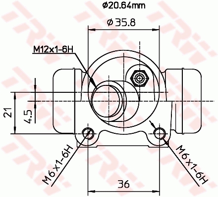 TRW Wielremcilinder BWF280