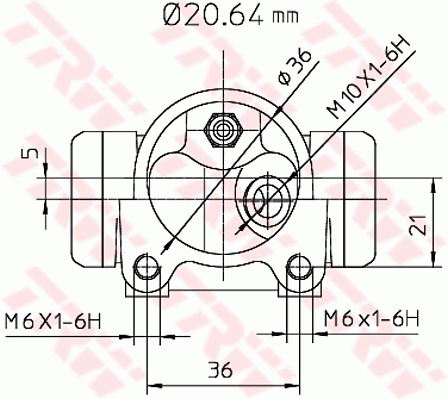 TRW Wielremcilinder BWF283