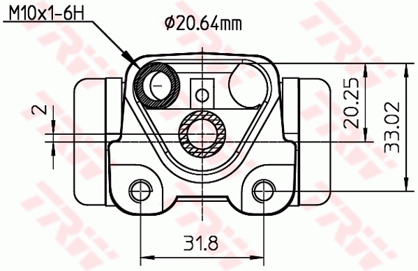 TRW Wielremcilinder BWF291