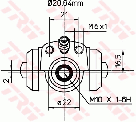 TRW Wielremcilinder BWF295