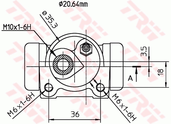 TRW Wielremcilinder BWF297