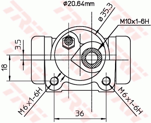 TRW Wielremcilinder BWF298