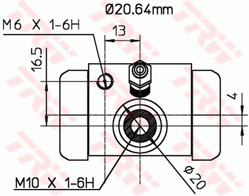 TRW Wielremcilinder BWF312