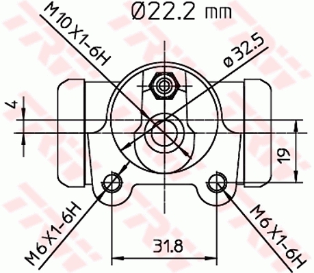 TRW Wielremcilinder BWH138