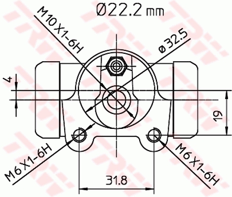 TRW Wielremcilinder BWH167