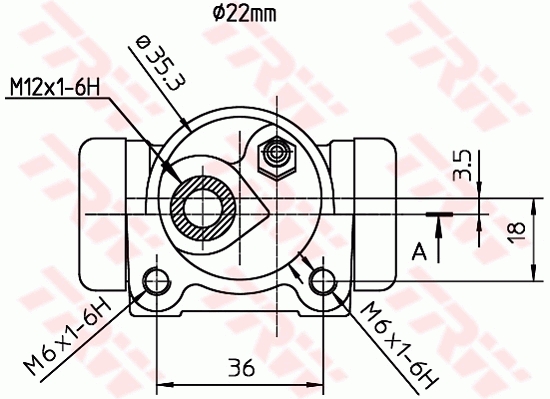 TRW Wielremcilinder BWH187