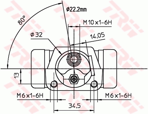 TRW Wielremcilinder BWH231