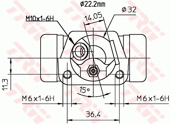 TRW Wielremcilinder BWH232