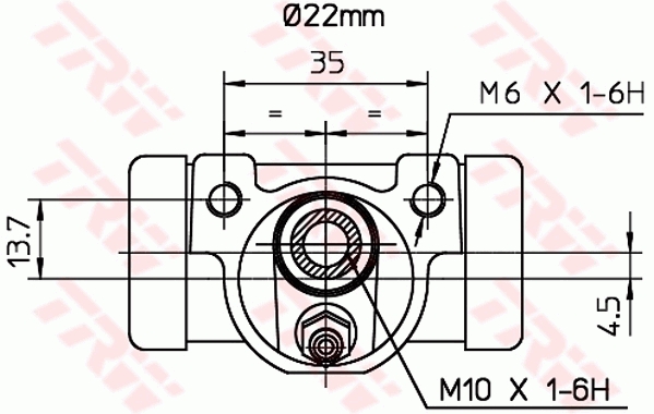 TRW Wielremcilinder BWH375