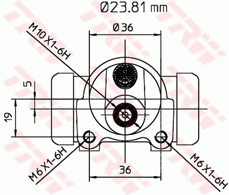 TRW Wielremcilinder BWK106