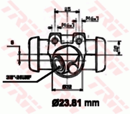 TRW Wielremcilinder BWK116