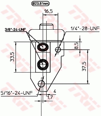 TRW Wielremcilinder BWK129