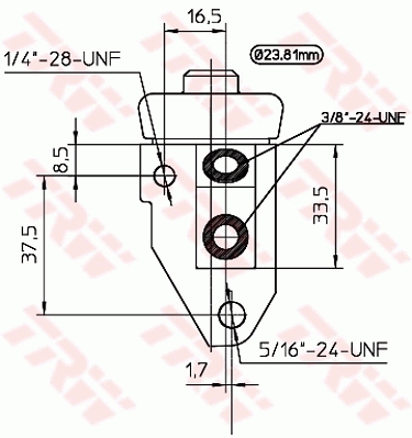 TRW Wielremcilinder BWK130