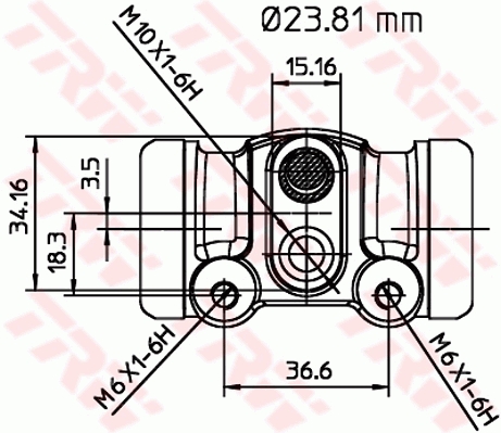 TRW Wielremcilinder BWK156