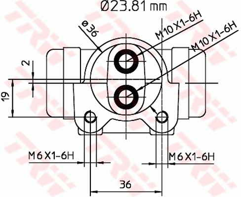 TRW Wielremcilinder BWK223