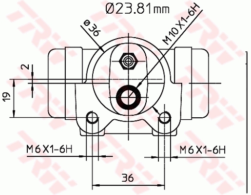 TRW Wielremcilinder BWK224