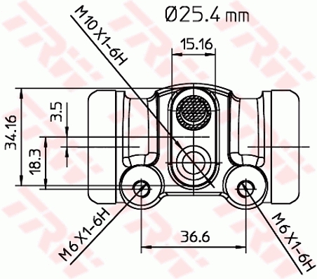 TRW Wielremcilinder BWL111