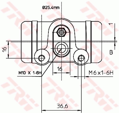 TRW Wielremcilinder BWL112