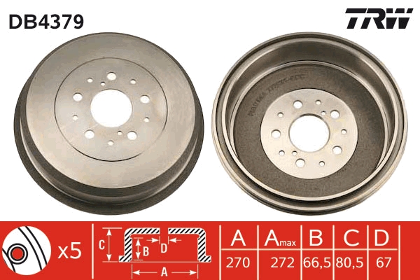TRW Remtrommel DB4379