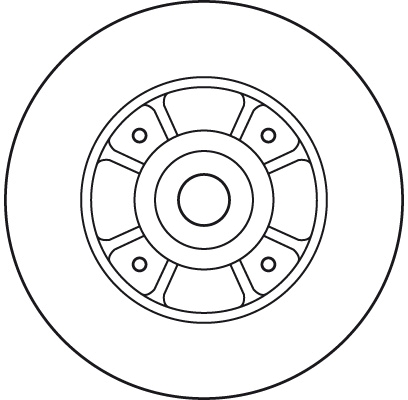 TRW Remschijven DF2706BS