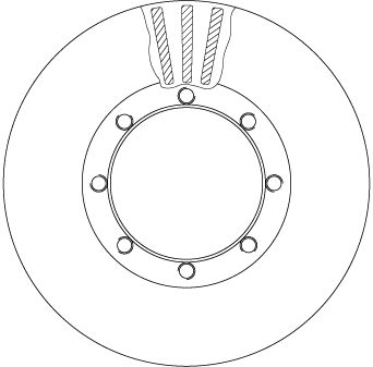 TRW Remschijven DF5079S