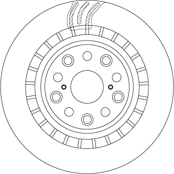 TRW Remschijven DF6039S