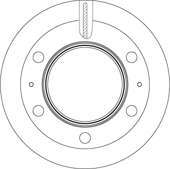 Remschijven TRW DF6297S