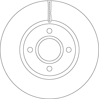 Remschijven TRW DF6509