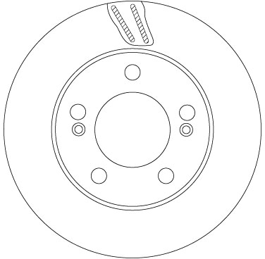 Remschijven TRW DF6876