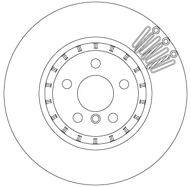 Remschijven TRW DF6892S