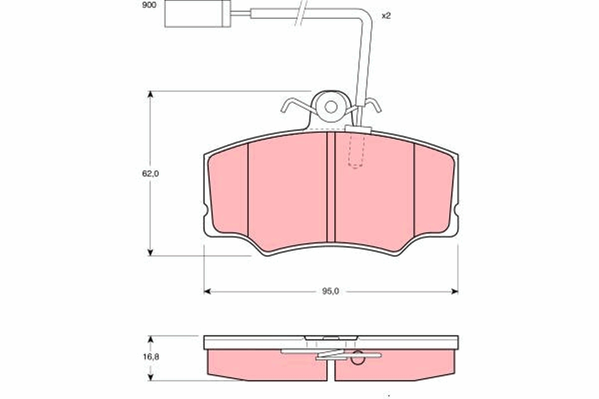 Remblokset TRW GDB1045