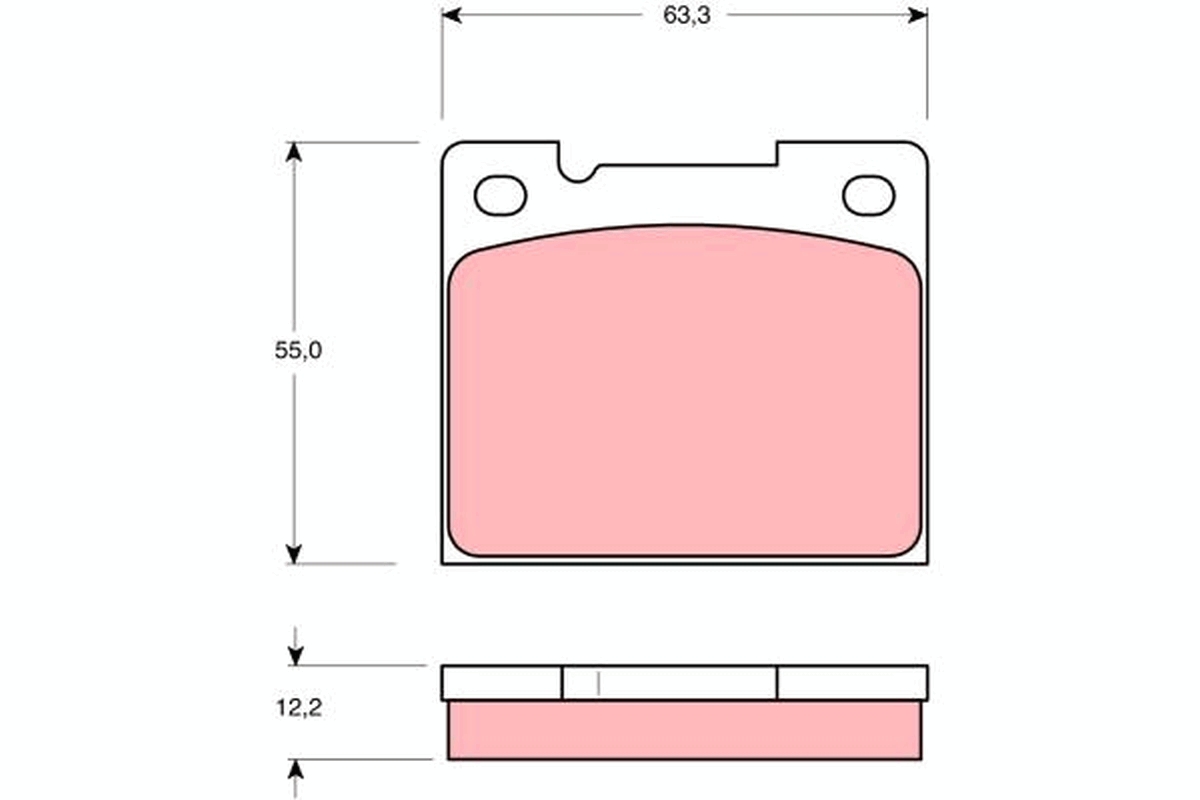 Remblokset TRW GDB1066