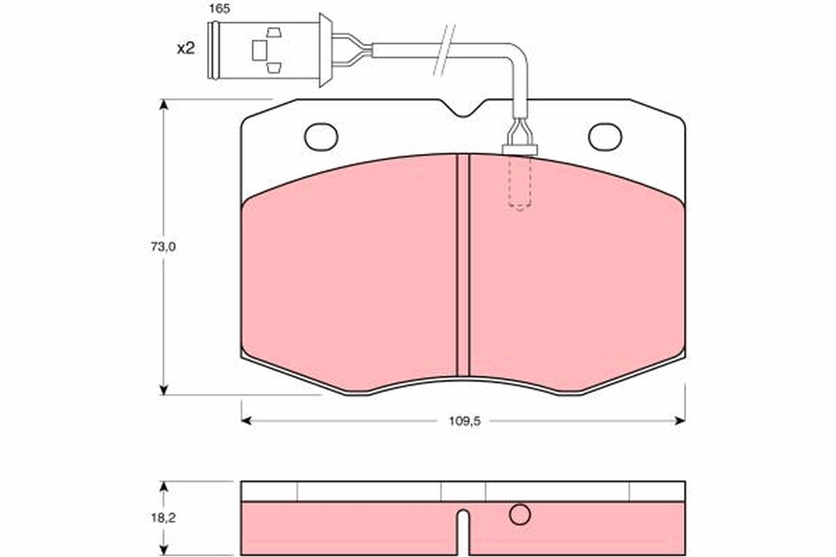 Remblokset TRW GDB1111