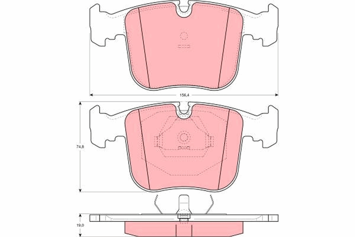 Remblokset TRW GDB1118