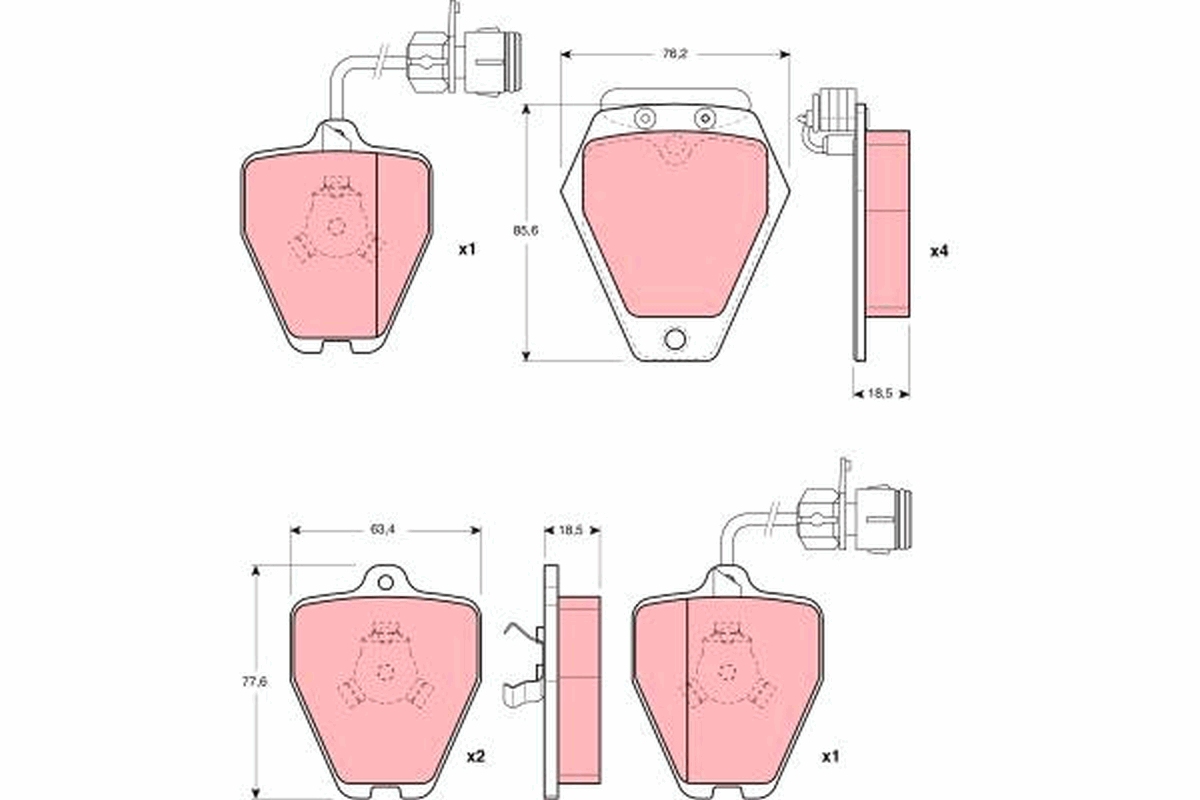 TRW Remblokset GDB1162