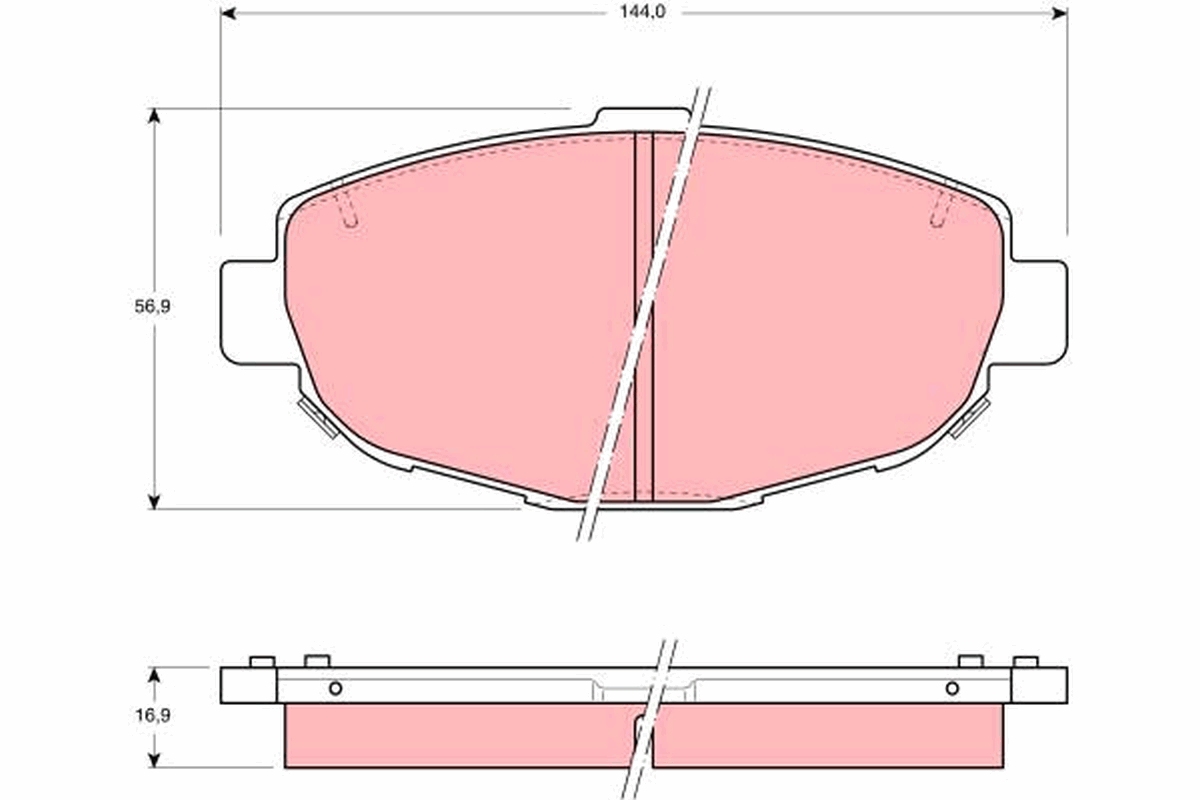 Remblokset TRW GDB1184