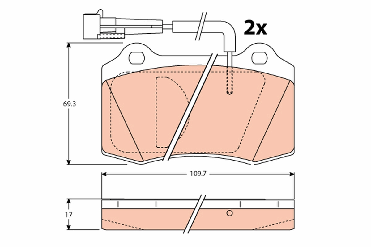 TRW Remblokset GDB1191