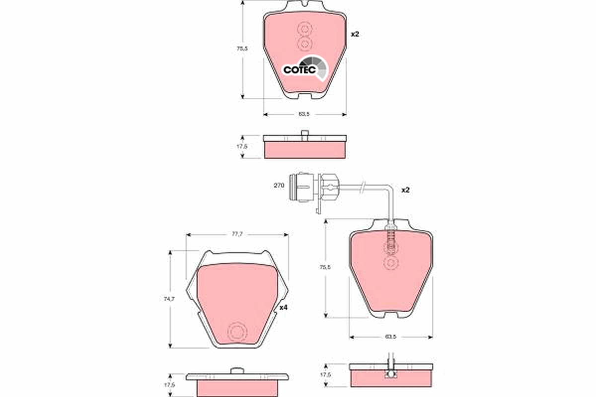 TRW Remblokset GDB1371