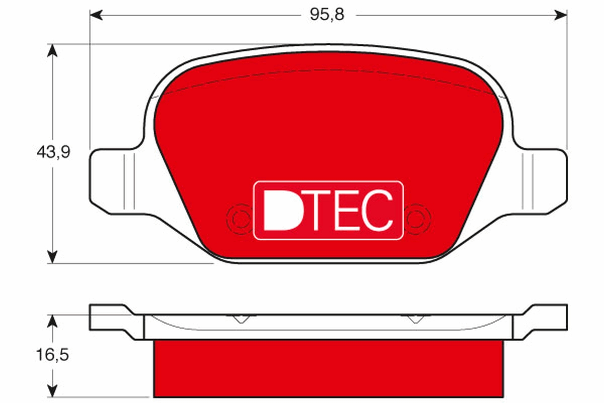 Remblokset TRW GDB1396DTE