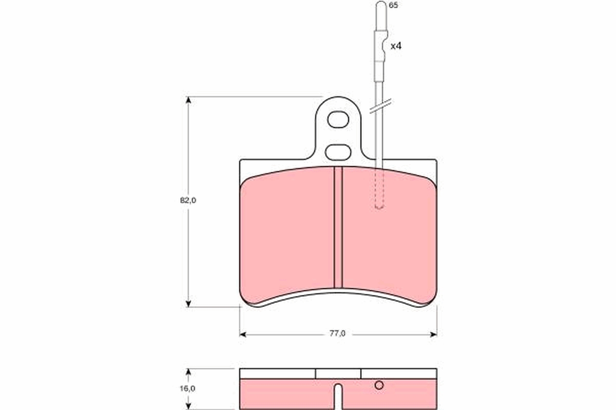 Remblokset TRW GDB145